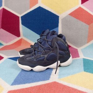Adidas Yeezy 500 High Top‎ Slate Lace Up Sneakers Blue Men's Size 6 US